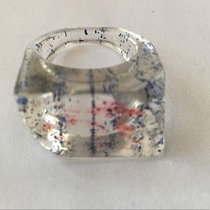 Vintage lucite ring